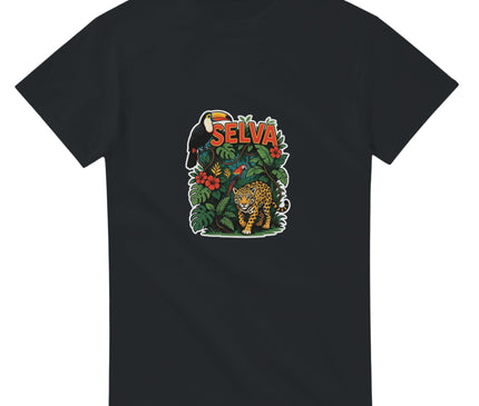 T-shirt Brésil — Toucan & jaguar amazoniens Brazilina