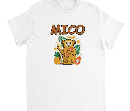 Ouistiti & fruits — T-shirt tropical fun Brazilina