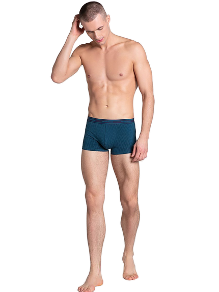 Maillot de bain homme bleu canard uni