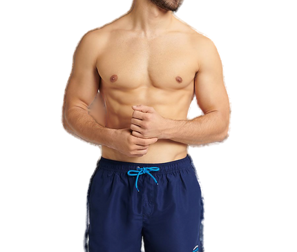 Maillot de bain homme bleu marine · modèle 2