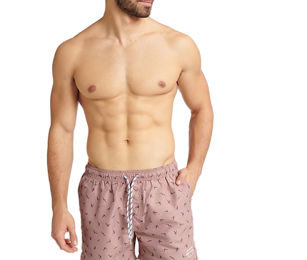 Maillot de bain homme rose