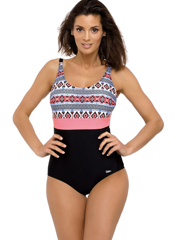 Maillot 1 pièce brésilien rose · modèle 5
