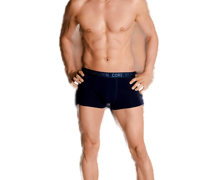 Maillot de bain homme bleu marine · modèle 1
