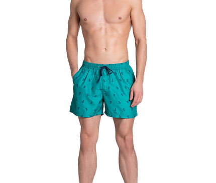 Maillot de bain homme vert · modèle 4