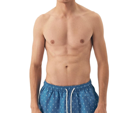 Maillot de bain homme bleu · modèle 3