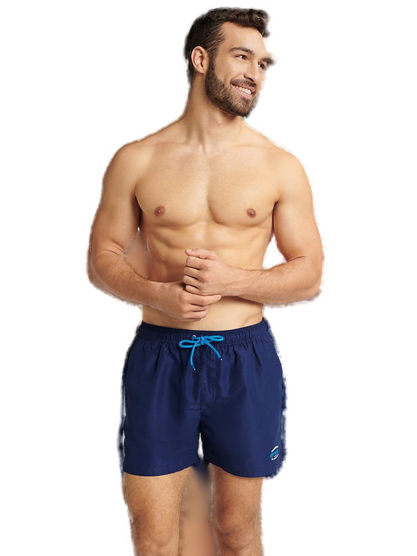 Maillot de bain homme bleu marine · modèle 2