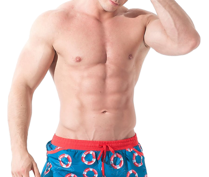 Maillot de bain homme bleu · modèle 5