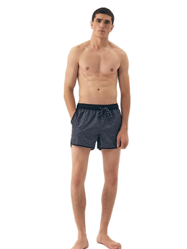 Maillot de bain homme bleu marine · modèle 10
