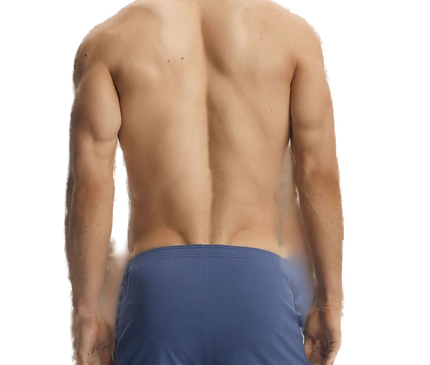 Maillot de bain homme bleu · modèle 3
