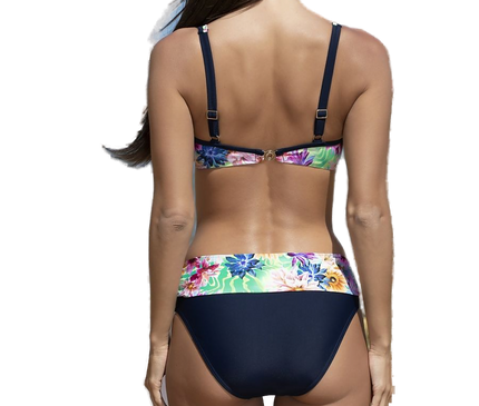 Bikini brésilien bleu marine — 2 pièces · modèle 1