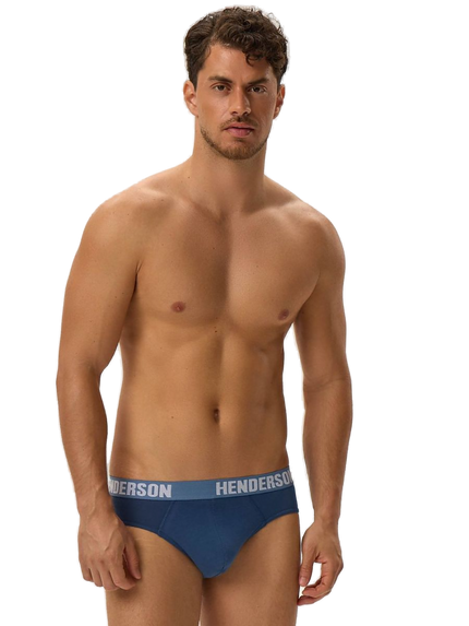 Slip de bain homme bleu marine à taille Henderson