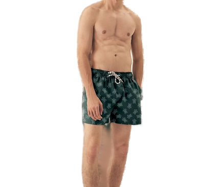 Maillot de bain homme vert · modèle 3