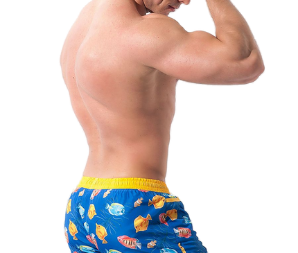 Maillot de bain homme bleu · modèle 2