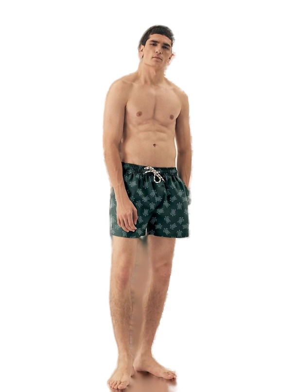 Maillot de bain homme vert · modèle 3
