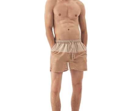 Maillot de bain homme beige