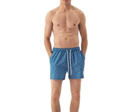 Maillot de bain homme bleu · modèle 3
