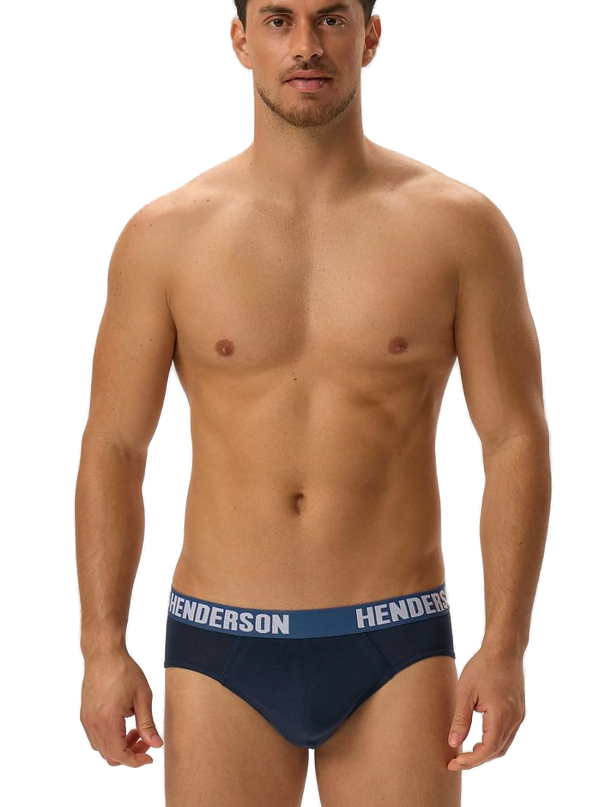 Slip de bain homme bleu marine à taille Henderson
