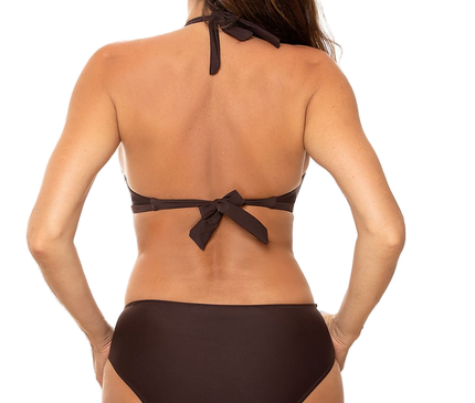 Maillot 1 pièce brésilien marron · modèle 5