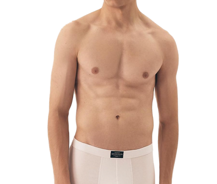 Maillot de bain homme blanc uni