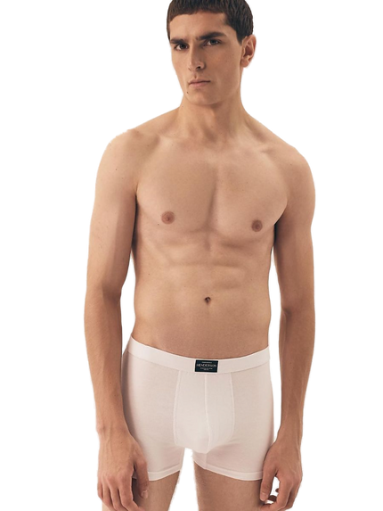 Maillot de bain homme blanc uni