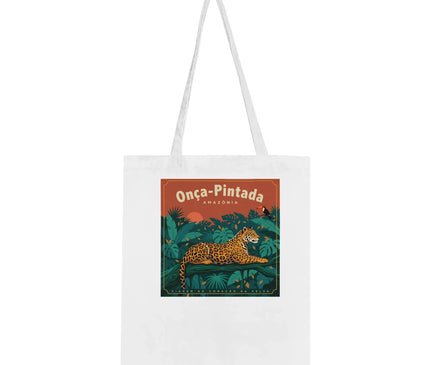 Tote bag jaguar — coton naturel