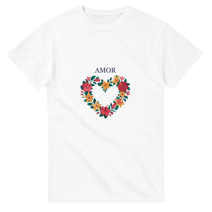 Cœur tropical AMOR — T-shirt