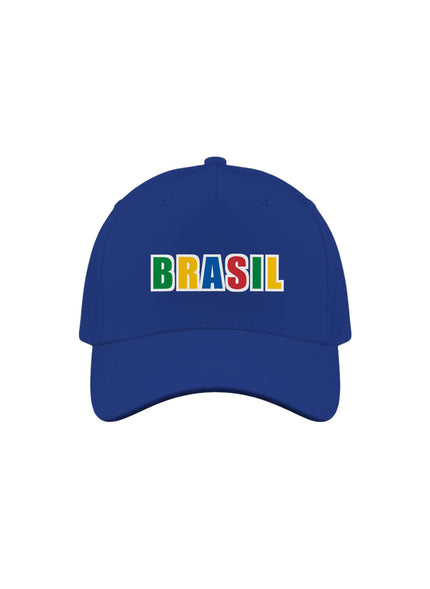 Lettrage Brasil : casquette Brésil réglable