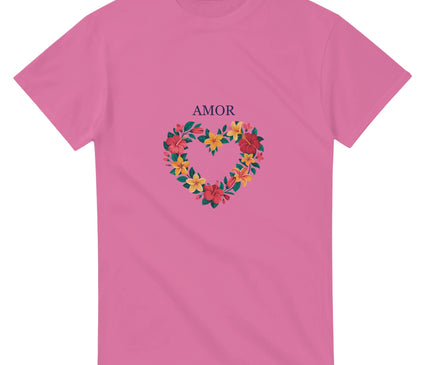Cœur tropical AMOR — T-shirt