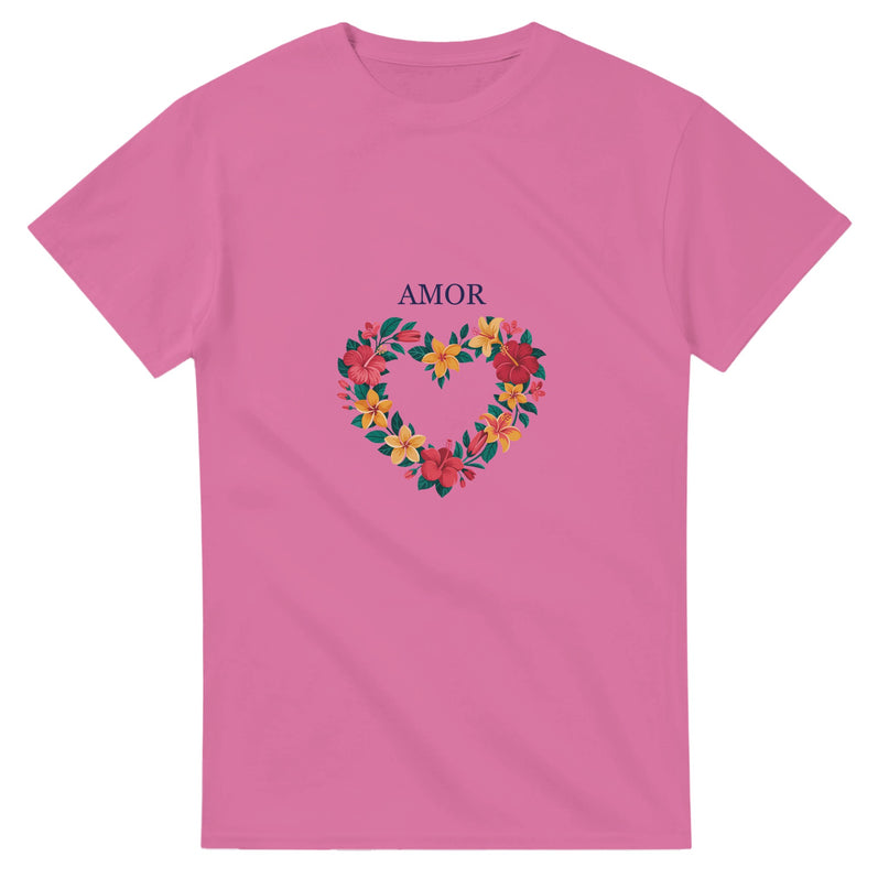 Cœur tropical AMOR — T-shirt