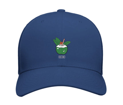 Casquette trucker noix de coco — brodée Brésil