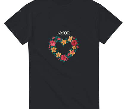 Cœur tropical AMOR — T-shirt