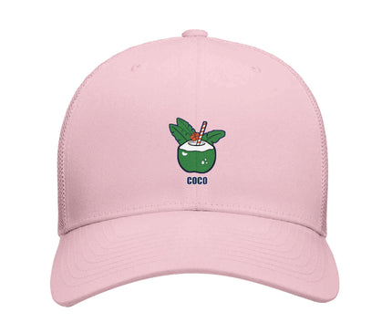 Casquette trucker noix de coco — brodée Brésil
