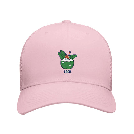 Casquette trucker noix de coco — brodée Brésil
