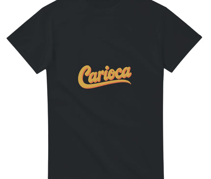 Carioca script rétro — T-shirt Rio